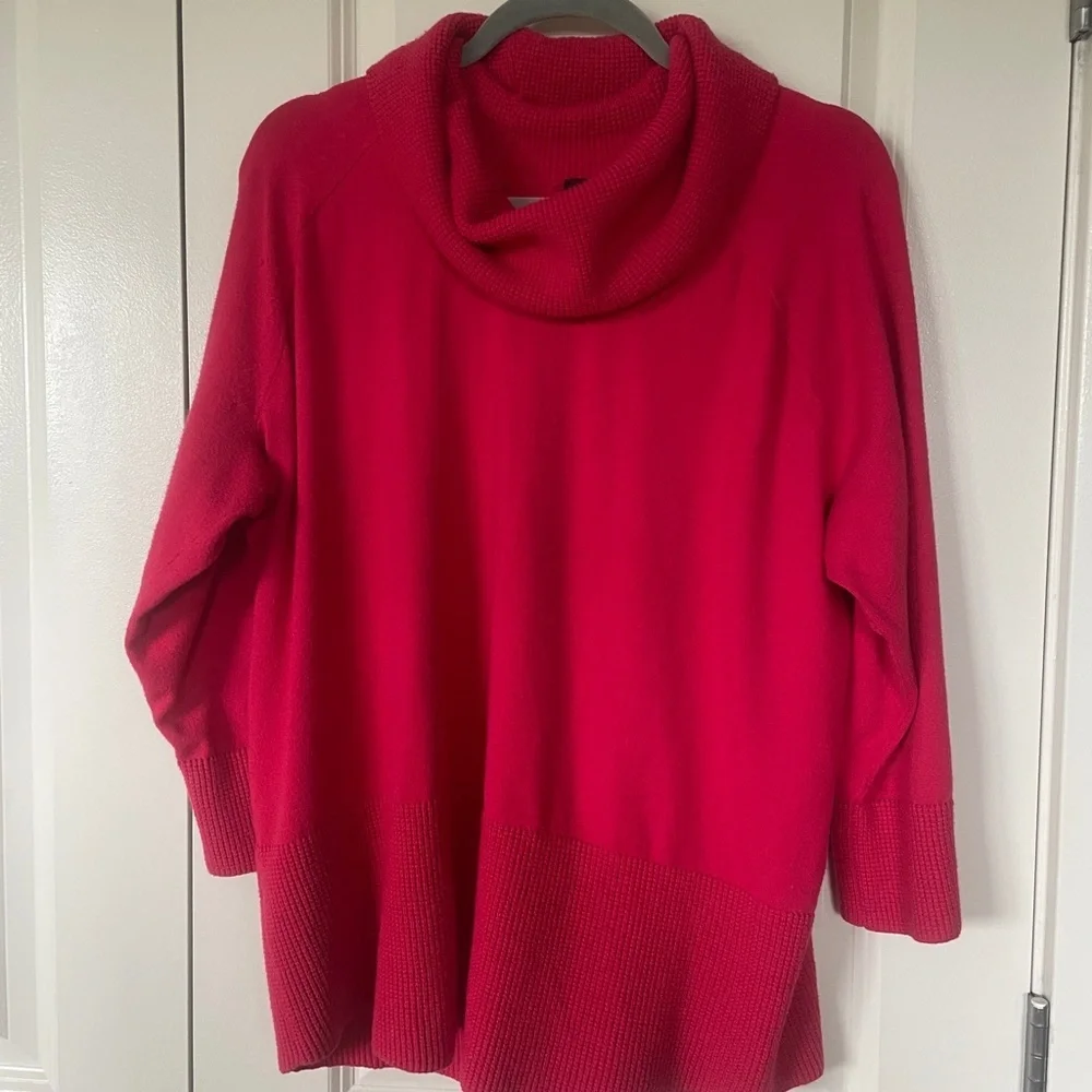 Cyrus Pink Cowl Neck Sweater - Picture 15 of 15